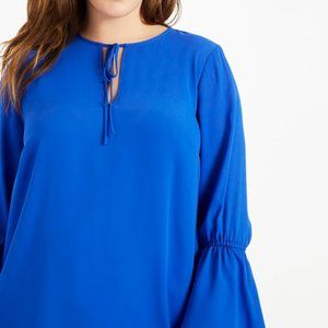 Eloquii Bell Sleeve Blouse